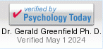 Dr. Greenfield verified by Psychology Today